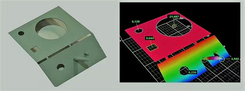 3D视觉测量金属片插图