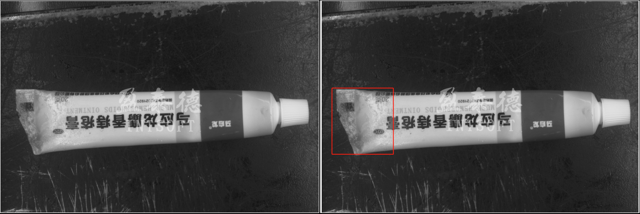 膏药包装密封缺陷视觉检测方案插图