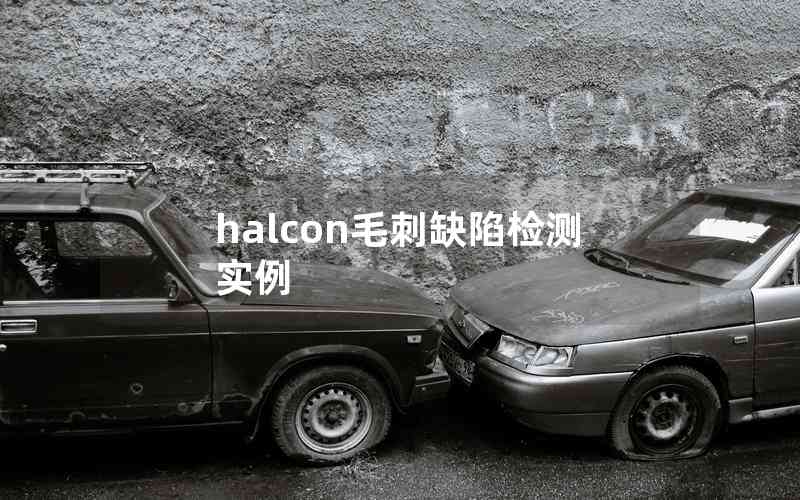 halcon毛刺缺陷检测实例