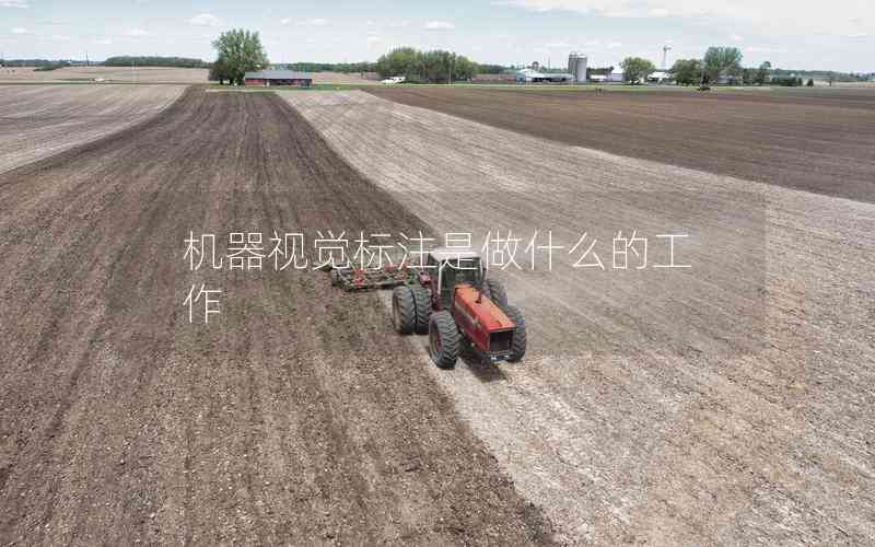 机器视觉标注是做什么的工作