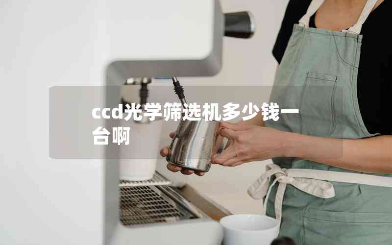 ccd光学筛选机多少钱一台啊