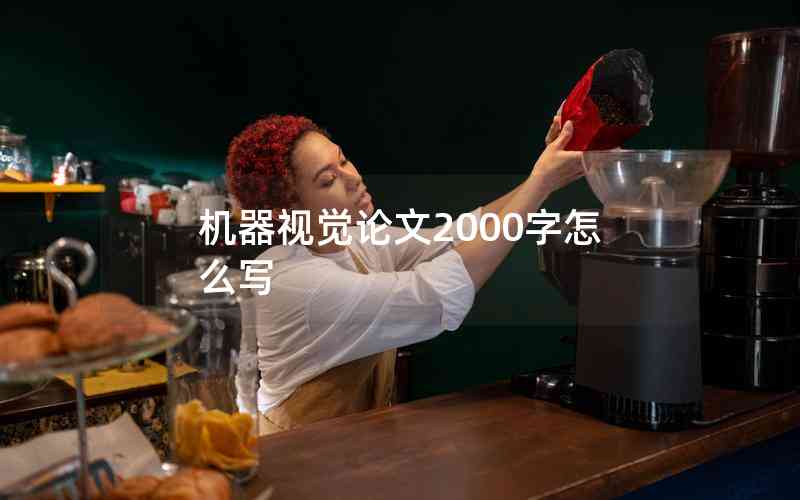 机器视觉论文2000字怎么写